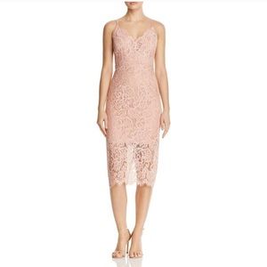 Bardot lace dress